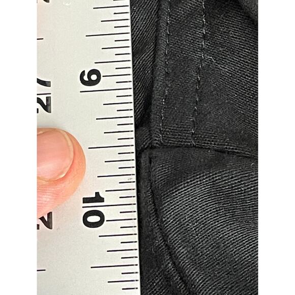 Hybrid & Company Bermuda Shorts Size 9 Womens Black Stretch Cotton - Picture 5 of 13